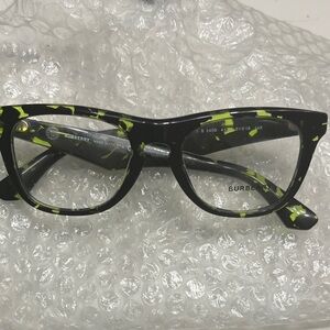 Burberry Stylish Black and Green Glasses